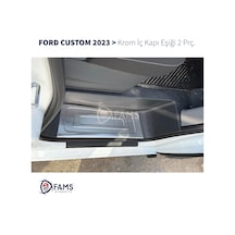 Ford Custom 2023 Üzeri Krom İç Kapı Eşiği 2 Kapı P.çelik