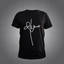 Herşey Nota Keman Siyah Tshirt Unisex 001