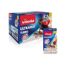 Vileda Ultramat Turbo Pedallı Temizlik Seti + Ultramat Yedek Paspas