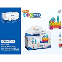 Ucuzuna Bak Mini Magnetic Blok Metal Kutu 24 Pcs
