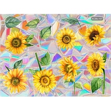 Suntek Magideal Cam Filmi Yapışkansız Çıkartması Çiçek