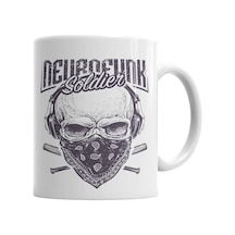 Skull Soldier Soldado Kupa Bardak Porselen Karışık