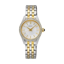 Seiko Sur540p Quartz Kadın Kol Saati Altın - Gri