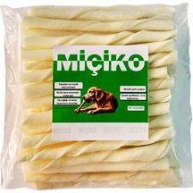 Vip Kalın Sütlü Burgu Çubuk Ödül Kemiği 12cm 50li