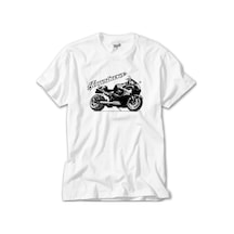 Suzuki Hayabusa Beyaz Tişört Beyaz
