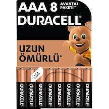 Alkalin Aaa İnce Pil 6+2 Adet 3 Adet