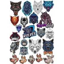 Kurt Wolfs Sticker Set-2 17 Parça Telefon, Tablet, Defter, Laptop Sticker