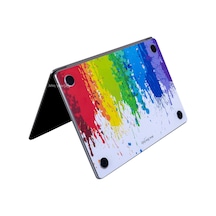 Apple Uyumlu MacBook Air Kılıf Laptop Kaplama Sticker Koruyucu Touchıd'li A2179 İle Paint01nl Karışık