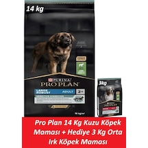 Pro Plan 14 Kg Kuzu Köpek Maması + Hediye 3 Kg Orta Irk Köpek Maması