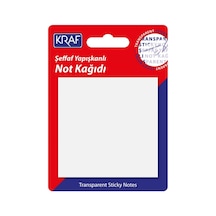 76x76 Yapışkanlı Not Kağıdı 50yp Şeffaf 7676tr