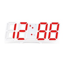 Kırmızı Led Dijital Dekoratif Masa Veya Duvar Saati Diğer