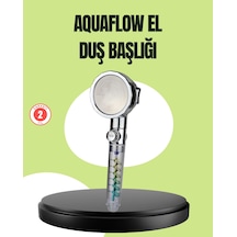 Hubrendy Tekno Basınçlı El Duşu Başlığı Döner Pervaneli, Göz Kamaştıran Yağmur Etkisi Diğer