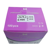 Mezoterapi İğne Ucu 32g 4 Mm 100 Adet / Kutu
