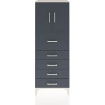 Hyperion Dolap 2 Raflı 5 Çekmeceli 2 Kapaklı 60x44x163 Aytaşı... Aytaşı