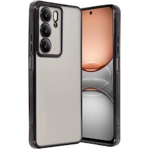 Newface Realme C75 4g Kılıf Razer Lensli Silikon - Siyah