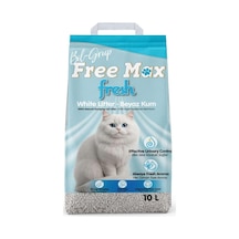 Fresh Kokulu Beyaz Bentonit Kedi Kumu 10 Lt