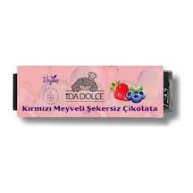 Dolcida Kırmızı Meyveli Şekersiz Çikolata 20gr-3366