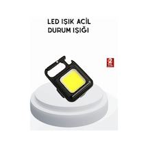Mini 800 Lümen Led El Feneri Usb Şarjlı, 3 Kademeli Işık, Şişe Açacaklı Taşınabilir Tasarım Belirtilmemiş