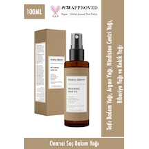 Maruderm Saç Bakım Yağı 100 ML Biberiye Yağı, Argan Yağı, Avokado & Kekik Yağı 100 ML