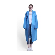 Girift Vintage Unisex Mavi Eva Kumaş Kapüşonlu Rüzgar Ve Suya Dayanıklı Yağmurluk
