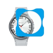 Novstrap Samsung Galaxy Watch 6 Classic 47mm İle Uyumlu Ekran Koruyucu Temperli Cam Uygulama Aparatı