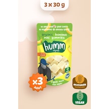 Hummorganic Organik Glutensiz Vegan Muzlu Mini Küpler Atıştırmalık Paketi - 3 adet
