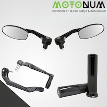 Bmw F 700 Modifiye Seti-siyah-oval Gidon Ayna-md08409
