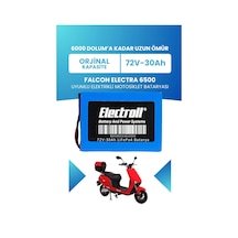 Falcon Electra 6500 Batarya Standart Kapasite Lifepo4 72v 30ah Elektrikli Motosiklet Bataryası