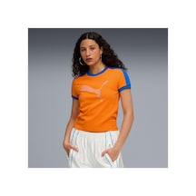 Puma Downtown Kadın Turuncu T-shirt 45-turuncu 45-turuncu
