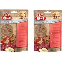 8in1 Freeze Dried Ördek Ve Elmalı Köpek Ödülü 50 Gr. X 2 Adet