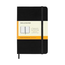 Moleskine Çizgili Siyah Defter Cep Boy Sert Kapak