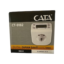 Cata Ct-9182 3680w 16 Amper Dijital Zaman Saati 8 Adet
