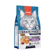 Wanpy Tahılsız Somon&tuna Sterilised Kısırlaştırılmış Kedi Maması 1,5 Kg