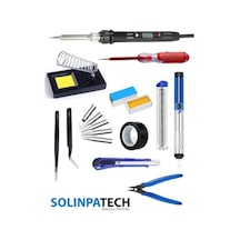 80w Lcd Ekran Kalem Havya Profesyonel Kullanım Için Full Set Lehimleme Seti