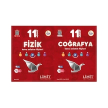 Limit 2027 11. Sınıf Fizik + Coğrafya Konu Anlatım Föyleri Seti 2 Kitap Maarif Model