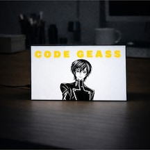 Masa Lambası - Code Geass Adaptörlü Dekoratif & Hediyelik Lamba Çok Renkli
