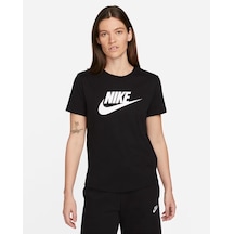 Nike Sportswear Essentials Dx7906-010 Kadın Logo T-shirt - Siyah Çok Renkli