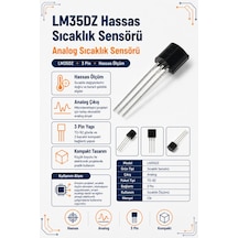 Lm35dz Hassas Sıcaklık Sensörü
