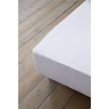 Divanev Sıvı Geçirmez Fitted Çift Kişilik Alez 220X200+30 Cm Beyaz