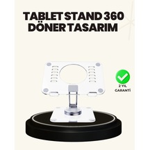 Ayarlanabilir Şeffaf Tablet Standı Kaymaz Silikon Tabanlı Akıllı Saat