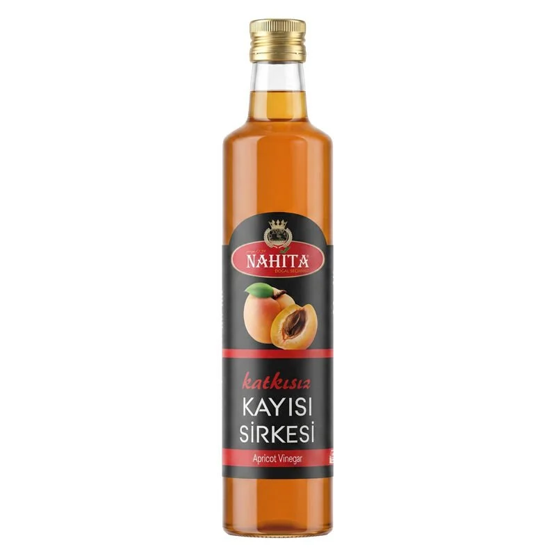 Nahita Katkısız Doğal Kayısı Sirkesi Cam Şişe 500 Ml