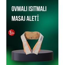 Ovmalı Isıtmalı Masaj Aleti Bel Boyun Omuz İçin Profesyonel Masaj Keyfi Çok Renkli