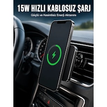 Manyetik Kablosuz Araç Şarj Cihazı 15w Magsafe Araç İçi Telefon Tutucu Diğer