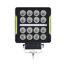 Space Offroad Sis Lambası Kare 10,5 X 3,5 X 12cm 12-80v 35w Beyaz-amber Adet / Lass351-1