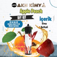 Apple Peach Dıy Kit Elma Şeftali Gıda Aroması %20 Oranda Aroma İçerir Hazır Değildir 60 Ml