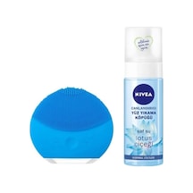 Canlandırıcı Yüz Yıkama Köpüğü 150 Ml + Şarjlı Cilt Temizleme Cihazı Ve Masaj Aleti Karışık