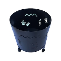 Exp-outdoor Orman Şöminesi Bahçe Teras Kamp Ateş Kutusu Cave Serisi Çok Renkli