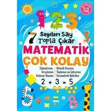 Sayıları Say Topla Çıkar Matematik Çok Kolay 5 - 6 Yaş- Ema Çocuk
