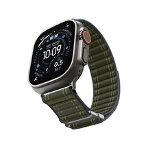 Apple Watch 49/46mm Ultra 4/3/2/1 / Seri 12/11/10 İle Uyumlu Kordon Kayış Band Wbf0 Green - Amp10142 Çok Renkli