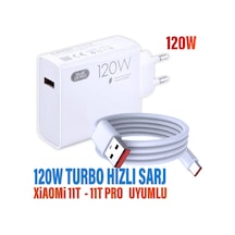 Xiaomi 11t - Xiaomi 11t Pro 120w Turbo Hızlı Şarj Aleti Type-c Hızlı Şarj Ve Kablosu